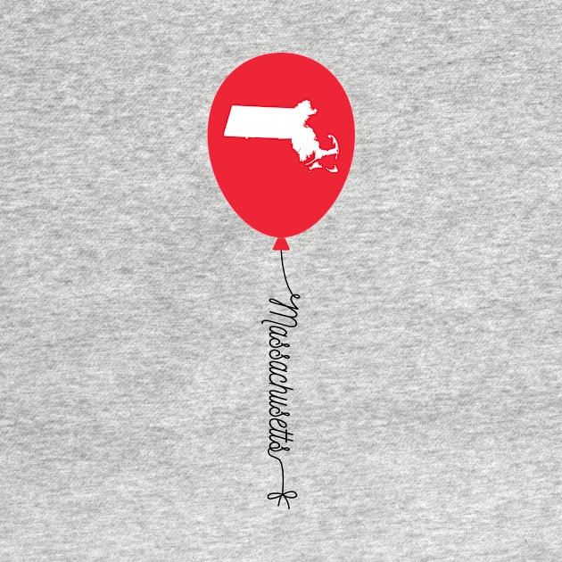 Massachusetts State Balloon by InspiredQuotes